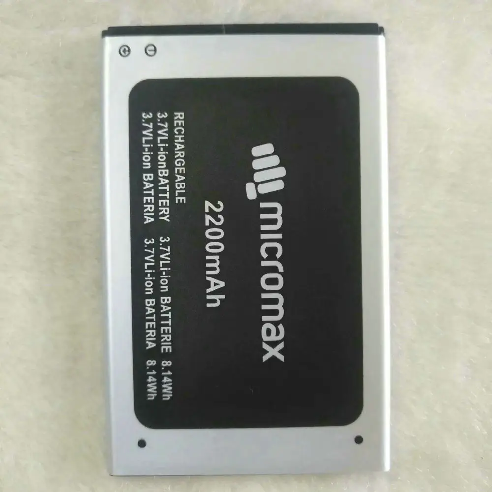 1 шт. 100% высокое качество 2200 мАч телефон Micromax Q354|Аккумуляторы для мобильных