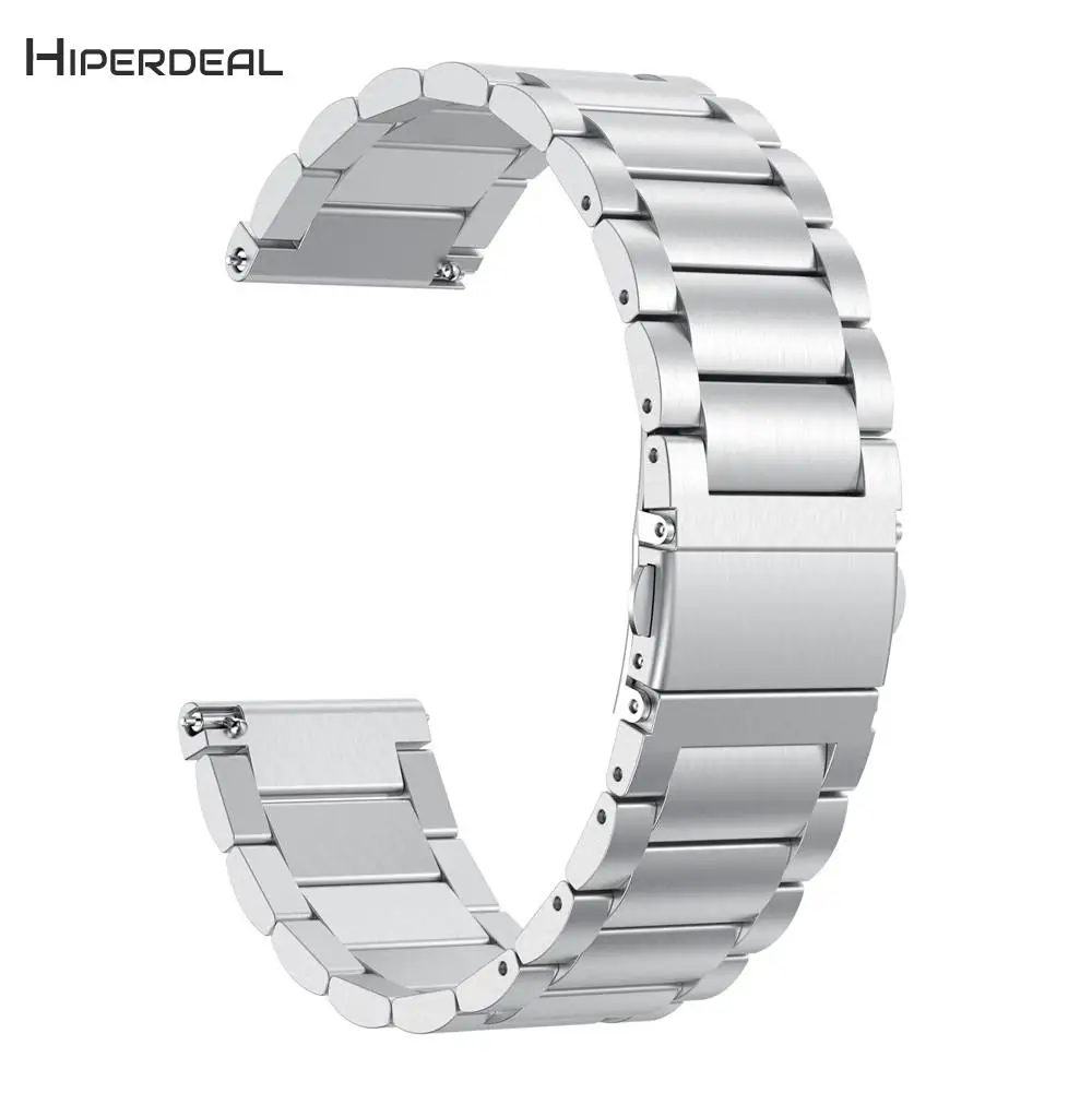 HIPERDEAL Replacement For Fitbit Versa Luxury Stainless Steel Strap Wrist Band Bracelet Smart Watches JANN22 | Электроника