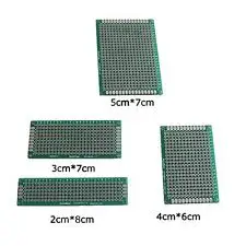 4 шт. двухсторонний Прототип PCB универсальная плата 5x7 4x6 3x7 2x8 см|board board|board pcbboard