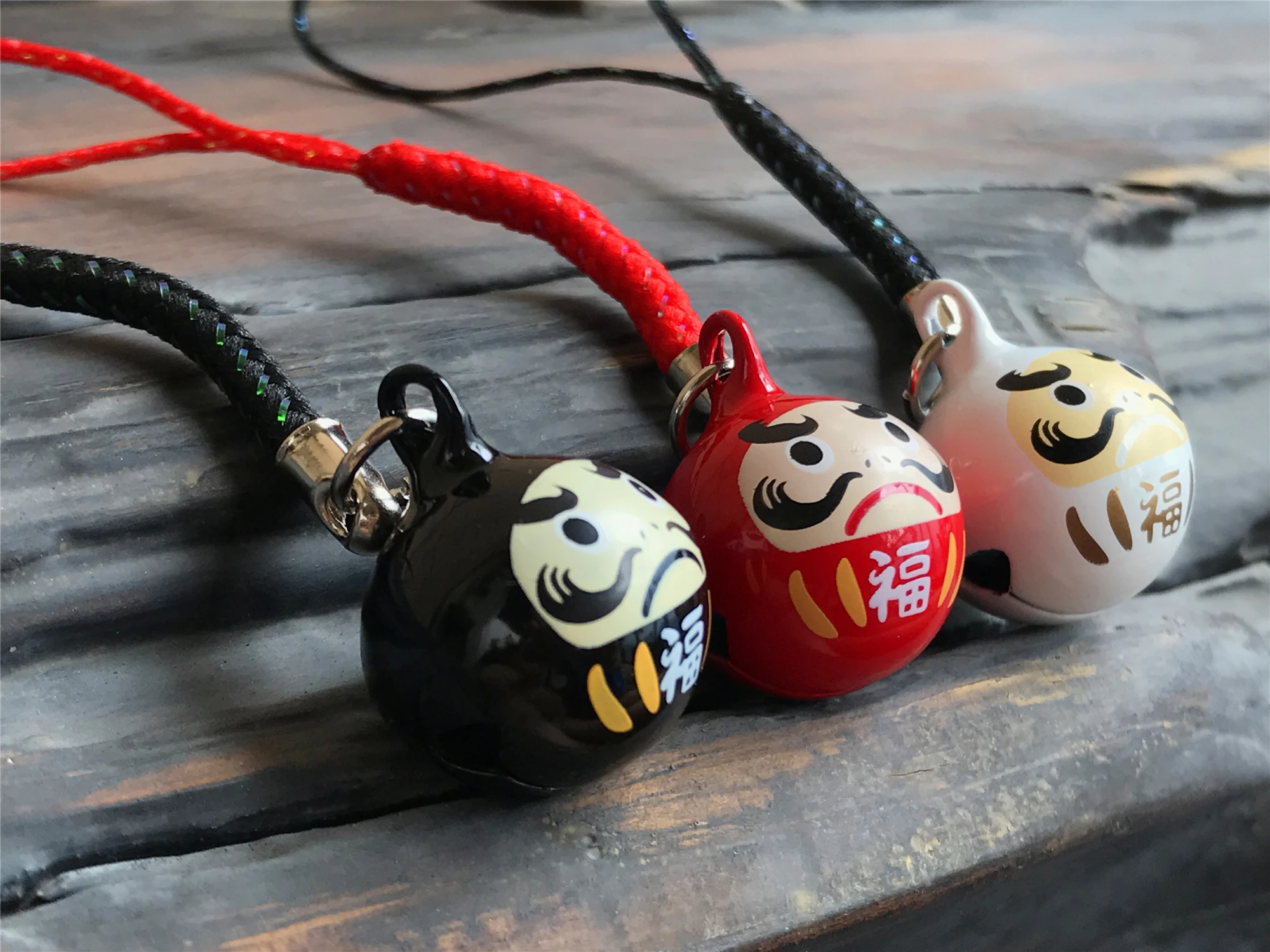 Японский кулон в виде колокольчика Omamori Damo Dharma подвеска на цепочке для телефона