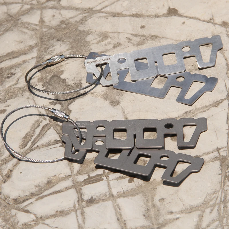 Rover Camel Портативный Кемпинг пеший Туризм титан/нержавеющая сталь стойки для