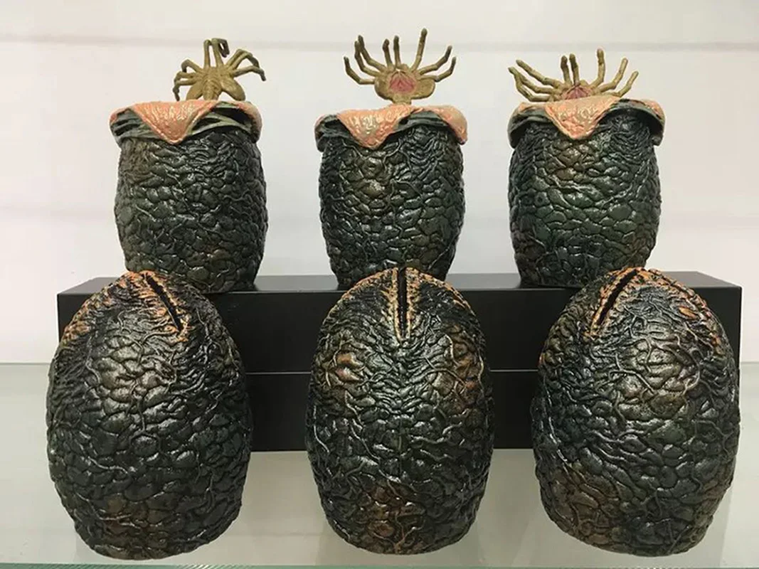 10 см NECA Alien Facehugger Статуэтка яйца куклы игрушки ПВХ фигурка Коллекционная модель 6