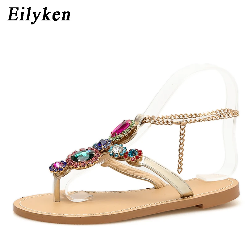 Женские босоножки на плоской подошве Eilyken высококачественные сандалии