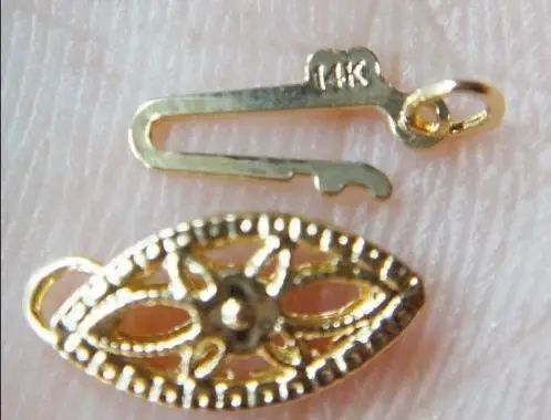 ?? ホット販売 14 18K 見事な 9*10 ミリメートルタヒチ黒緑の真珠のネックレス 18 インチ 14 18k 送料無料