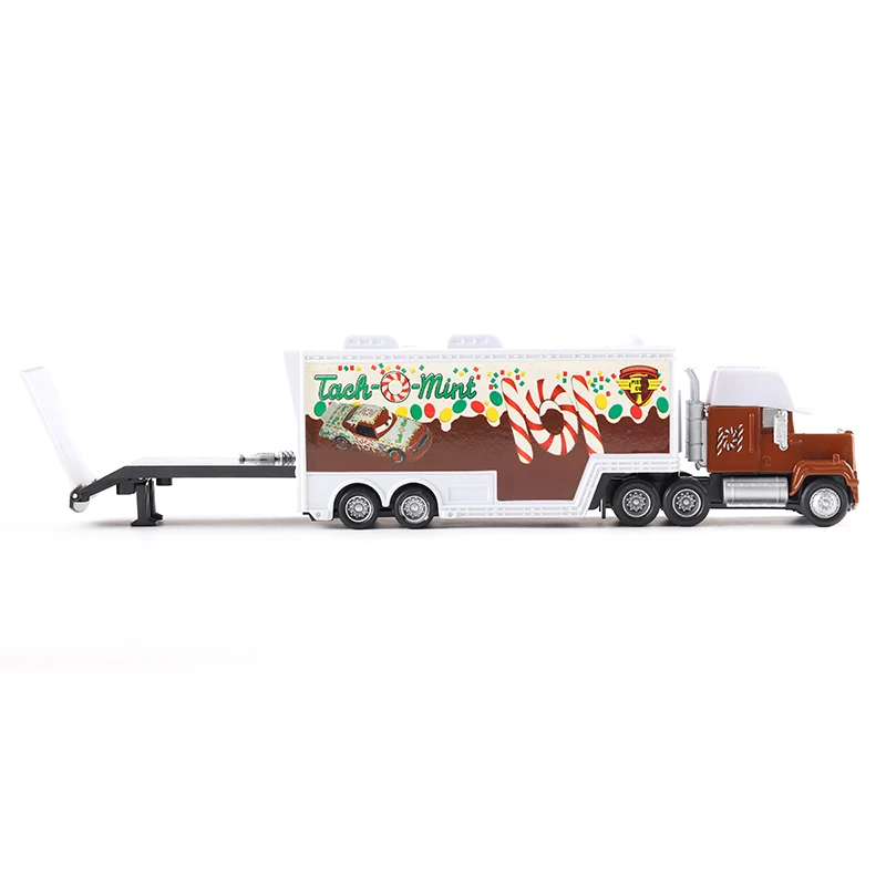 Тачки disney Pixar тачки Mack Uncle № 101 Tach O Mint Racer's Truck литая игрушка автомобиль свободный 1:55 в disney Cars3