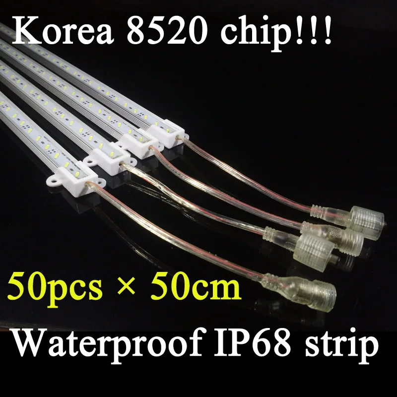 Водонепроницаемая Корейская жесткая полоса IP 68 50 шт./лот см 8520 36 светодиодов
