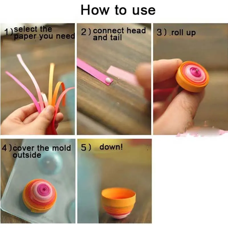 2 шт. Сделай Сам бумага для рукоделия инструмент квиллинга 3D полушар мини пресс