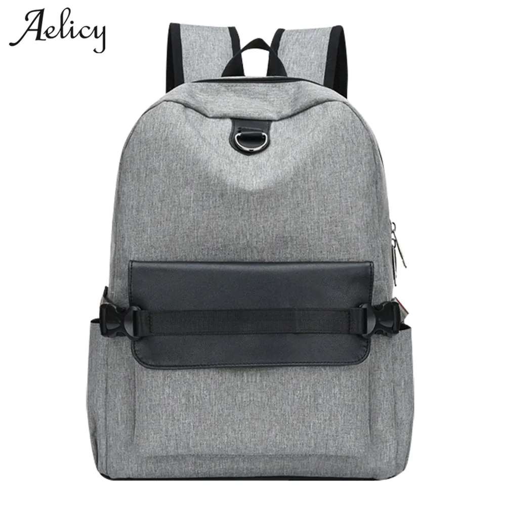 Aelicy высококачественный рюкзак для ноутбука внешний USB зарядный компьютерный