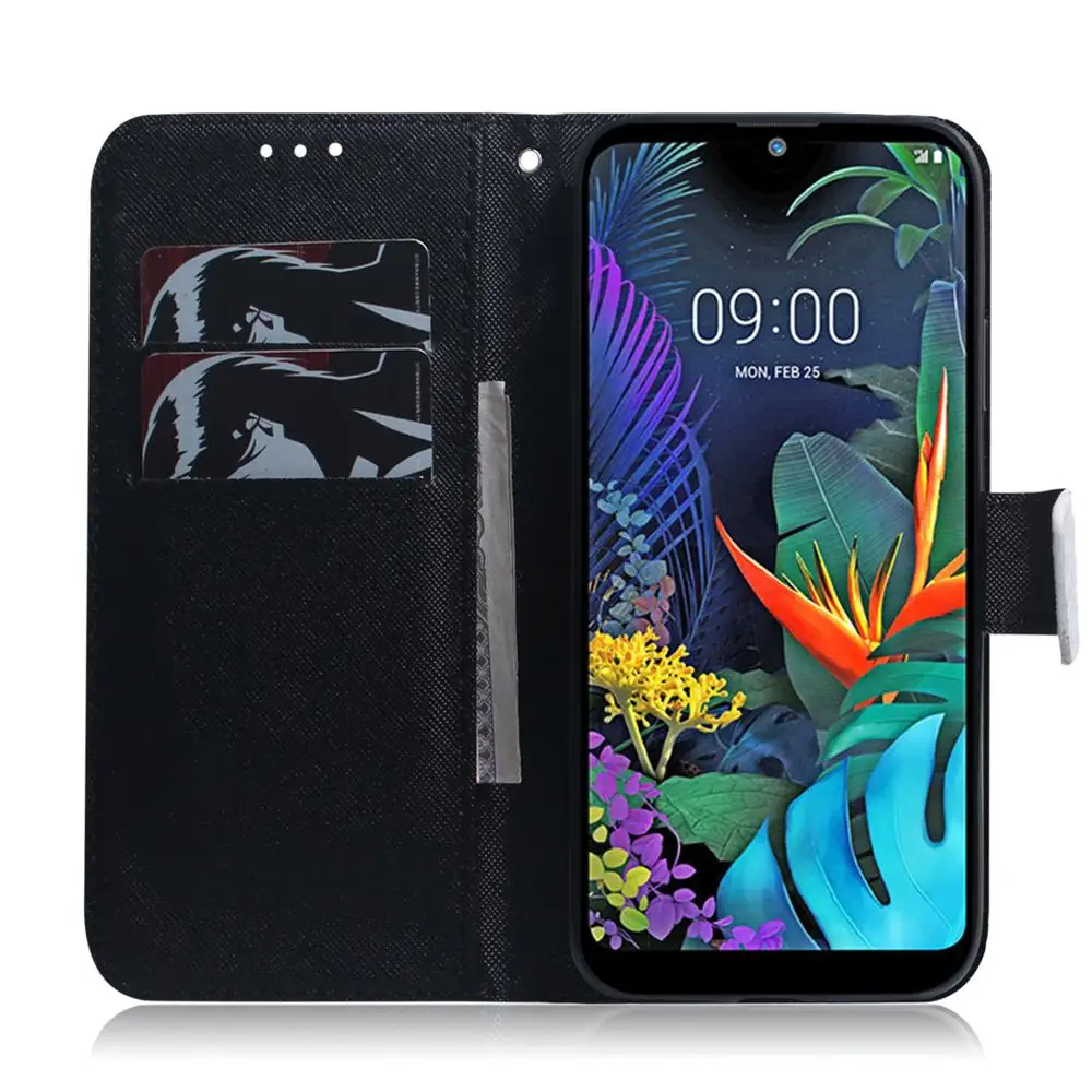 Чехол Etui для LG V50 G8 THINQ Stylo 5 K50 Q60 Coque Tiger Painting Wallet кожаный чехол телефона Capa |