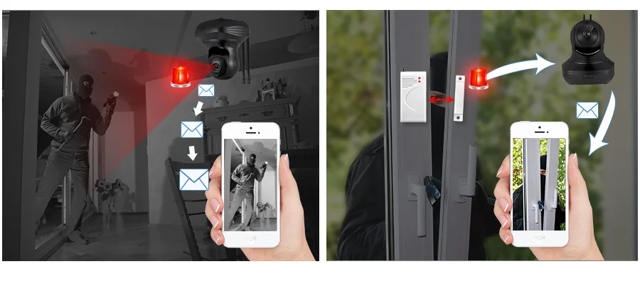 KERUI 1080P Облачное хранилище Wifi IP камера наблюдения камера 2 способа аудио активности оповещения умная веб-камера