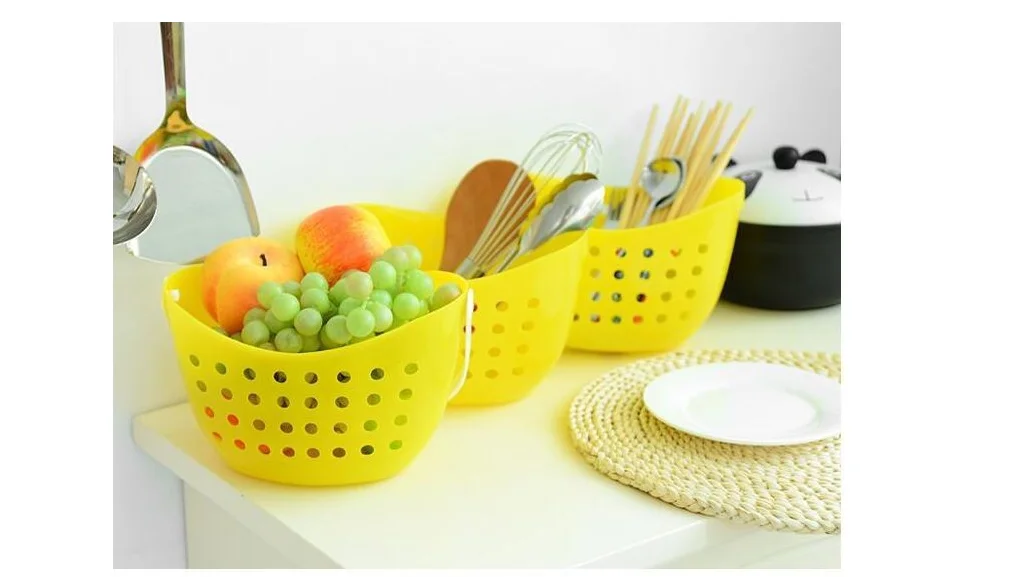 3 сетки настенный подвесной органайзер для Кухня Ванная комната Корзина