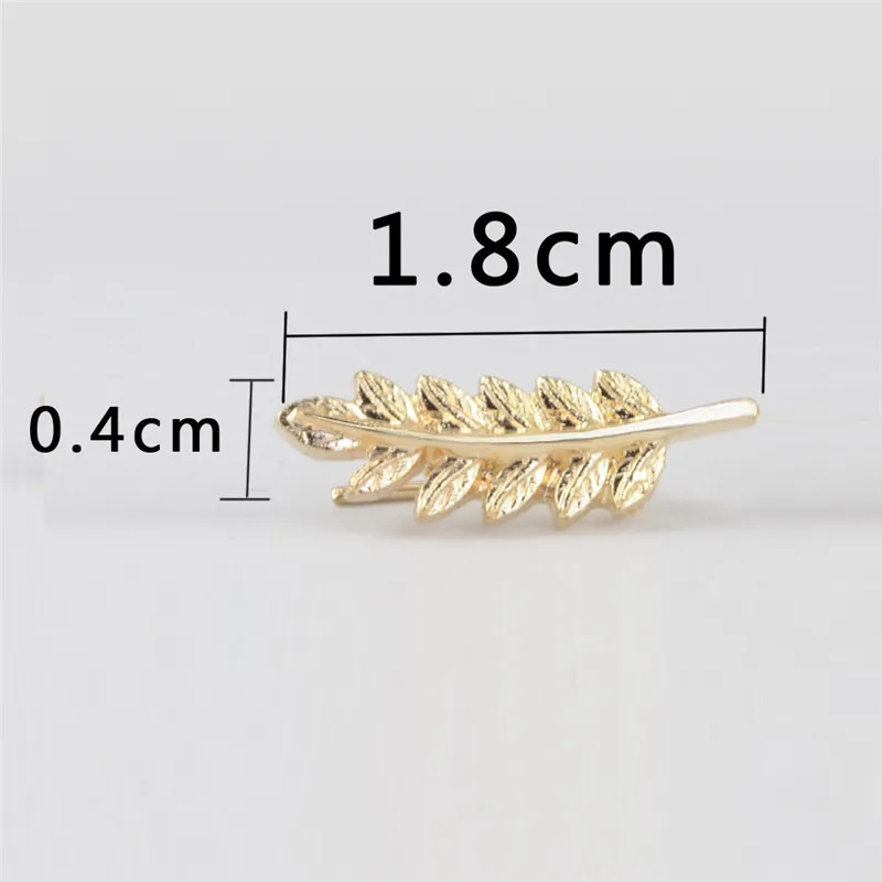 Женские серьги-пуха Romad Винтажные серьги золотистого цвета с клипсой для ушей 2018 |