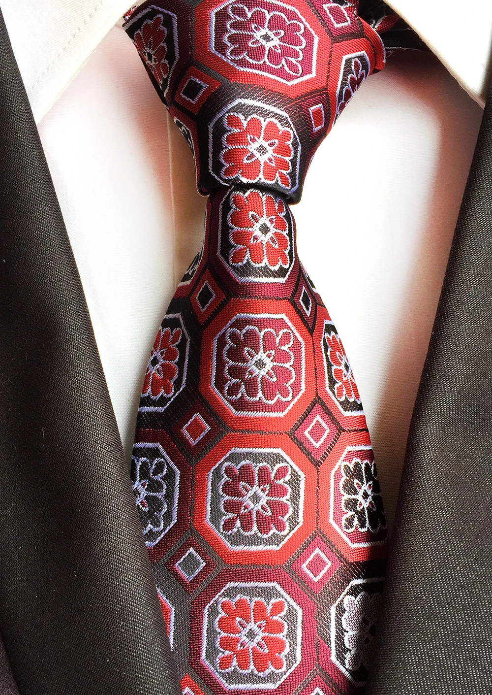 Классический мужской тканый галстук 8 см из 100% шелка для свадьбы|designer silk neckties|silk