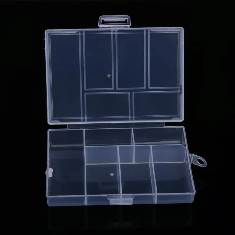 Может быть закреплен 6 Отсек пластиковый ящик для хранения ювелирных изделий