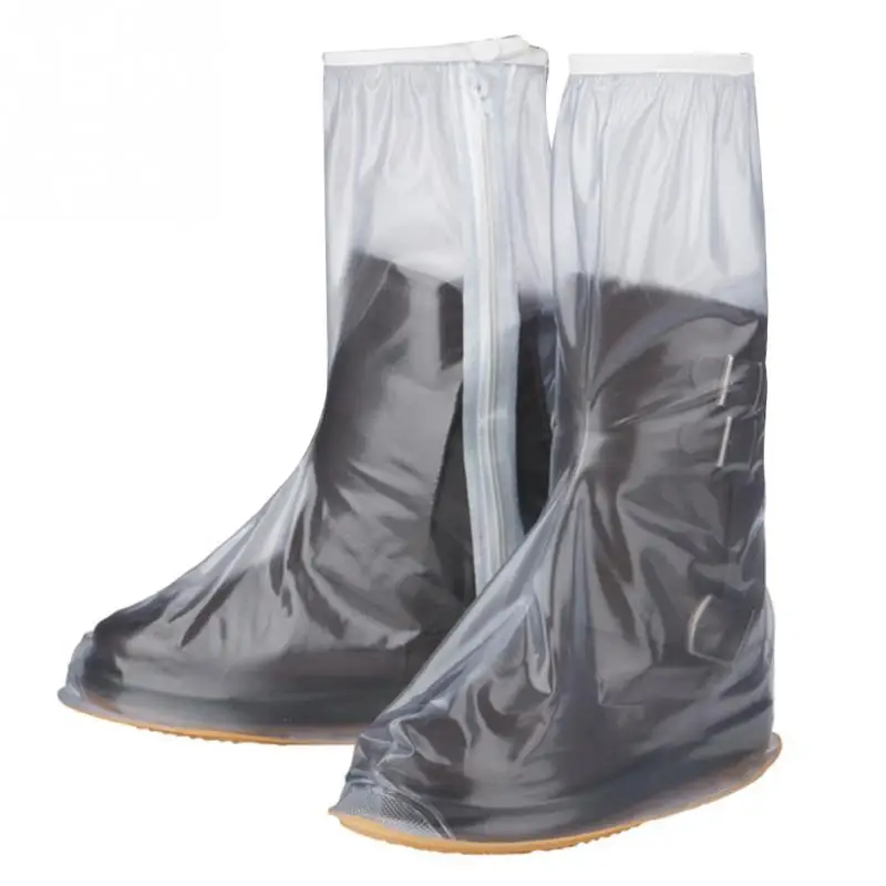 1 пара унисекс Для женщин мужские высокие трубы ПВХ галоши для защиты от дождя