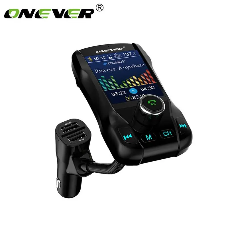 Fm передатчик Bluetooth Автомобильный MP3 плеер fm модулятор с поддержкой USB флеш