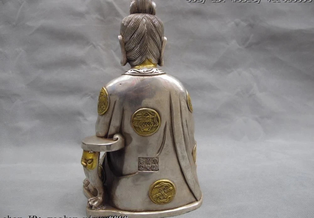 Тибетский буддизм белый Бронзовый Серебристый восемь сокровища freedom kwan yin