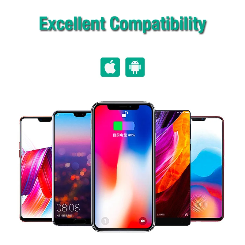 Беспроводное зарядное устройство iNGMAYA Qi для iPhone X 8 XS XR Pixel 3 USB быстрозарядная станция 60 Вт светодиодный дисплей Быстрая зарядка 3,0 Для huawei samsung Xiaomi Meizu Onelpus Yota Phone Nokia адаптер