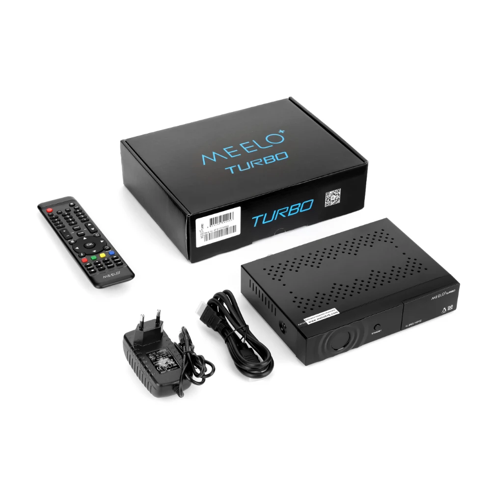 MEELO TURBO DVB S2/C/T2 linux OS спутниковый ресивер 7 сегментный 4 разрядный дисплей Процессор