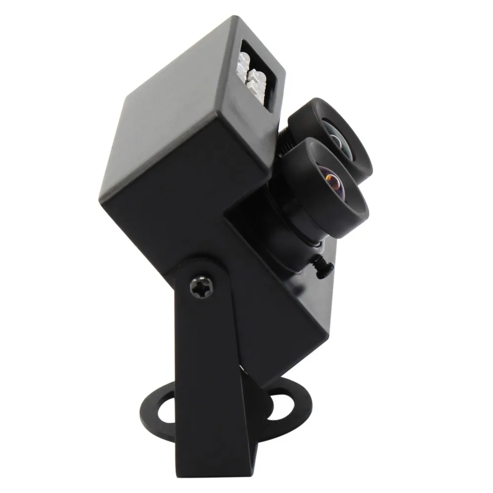 HD веб камера 1080P USB 2 0 для ПК с двойным объективом без искажений инфракрасная мини