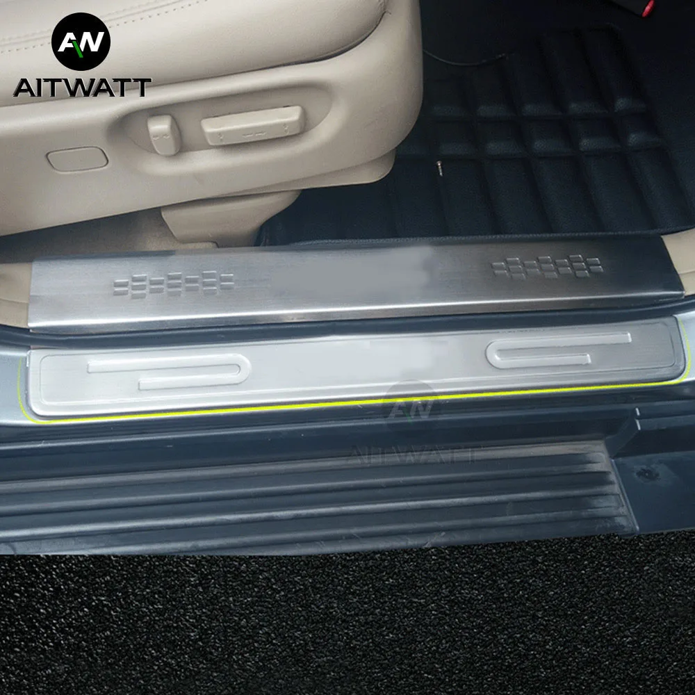 Накладка на порог из нержавеющей стали для Honda CRV 2007 2008 2009 2010 2011 Защитная Наклейка