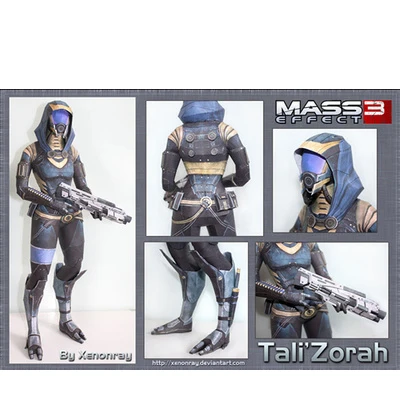 

DIY Mass Effect ME3 Tali Character Paper Model