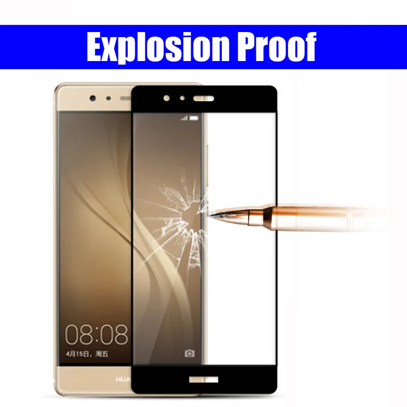 Полное покрытие для huawei p9 lite 2017 стекло на протектор экрана плюс Мини Защитная