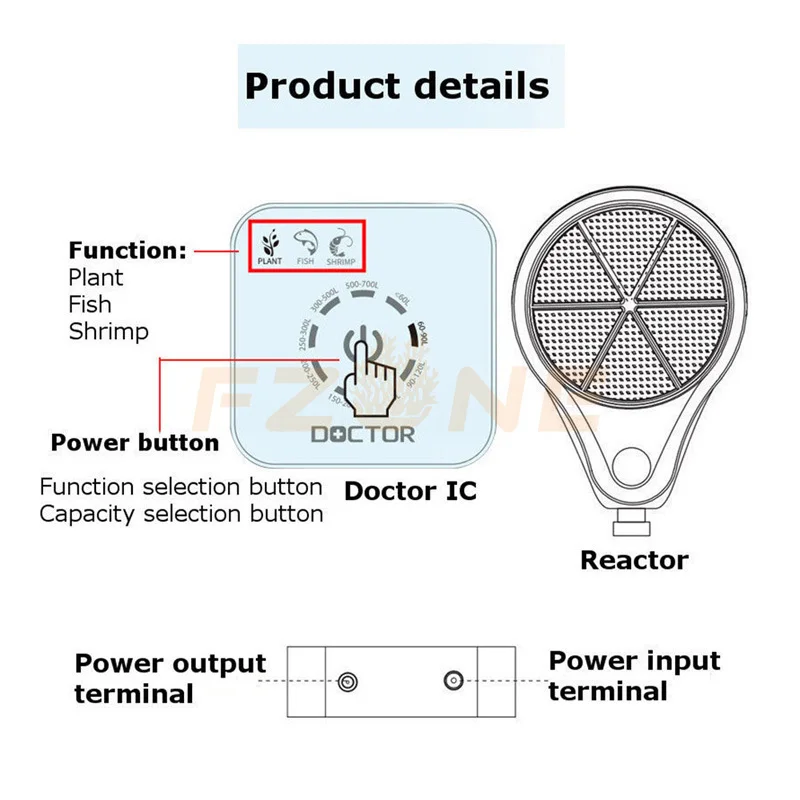 Версия Bluetooth Chihiros Doctor App Contorl удаление водорослей электронный ингибитор зеленый как Twinstar аквариумная Рыба Вода брюки бак