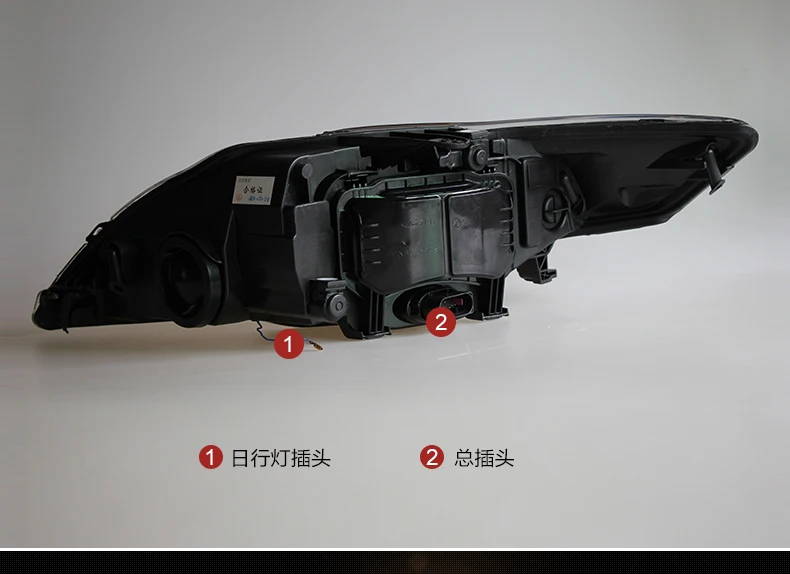 KOWELL автомобильный Стайлинг для Ford Mondeo светодиодный фонарь Mondeo 2007-2012 DRL H7 D2H Hid опция Ангел глаз би ксенон луч автомобиля в сборе