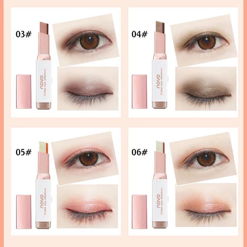 Профессиональный двойной градиент цвета бархатные тени для век водостойкие