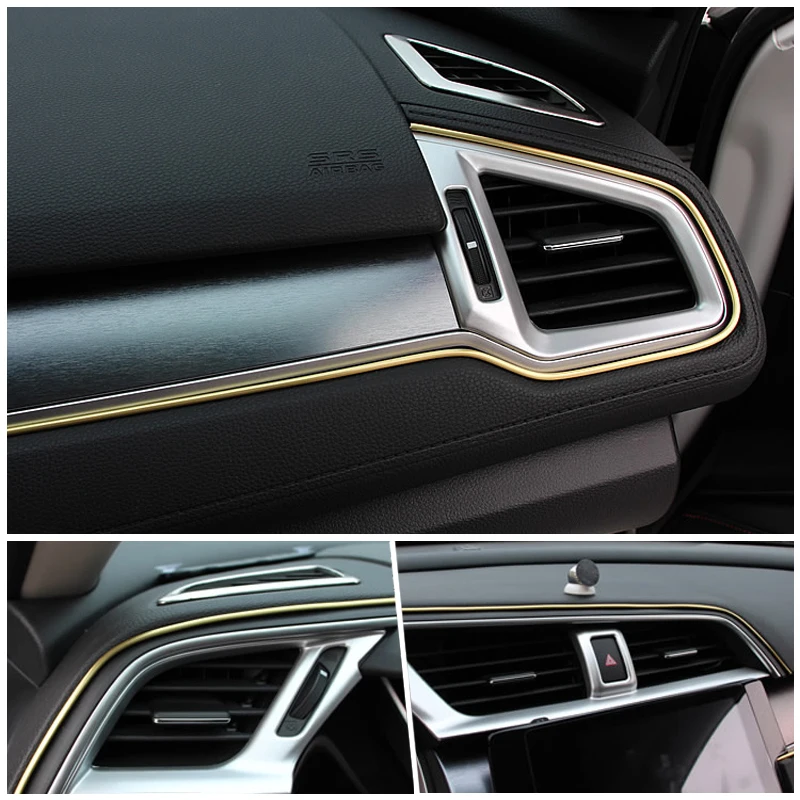 OVERE 5 м Декоративные наклейки для интерьера автомобиля полоса отделки Fiat VW Polo Golf MK4