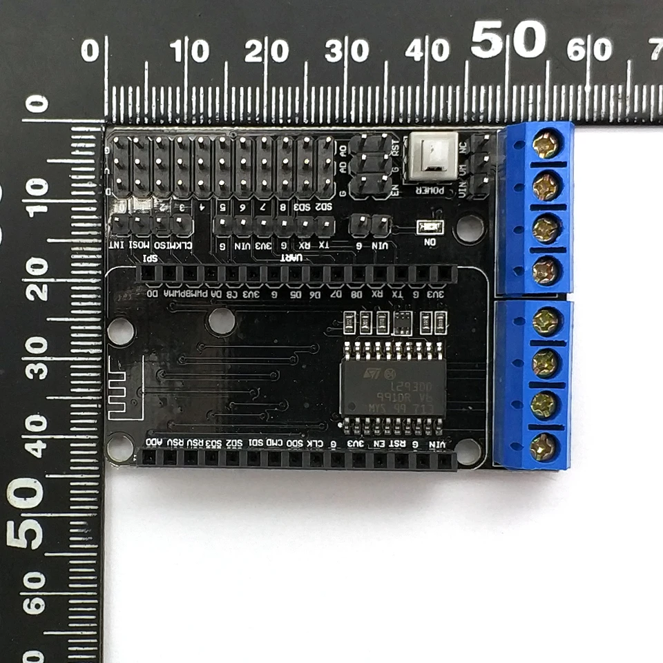 NodeMCU щит для платы двигателя L293D телефона от ESP8266 Esp 12E Kit Diy Rc Toy Wifi Smart Car Remote Control|board