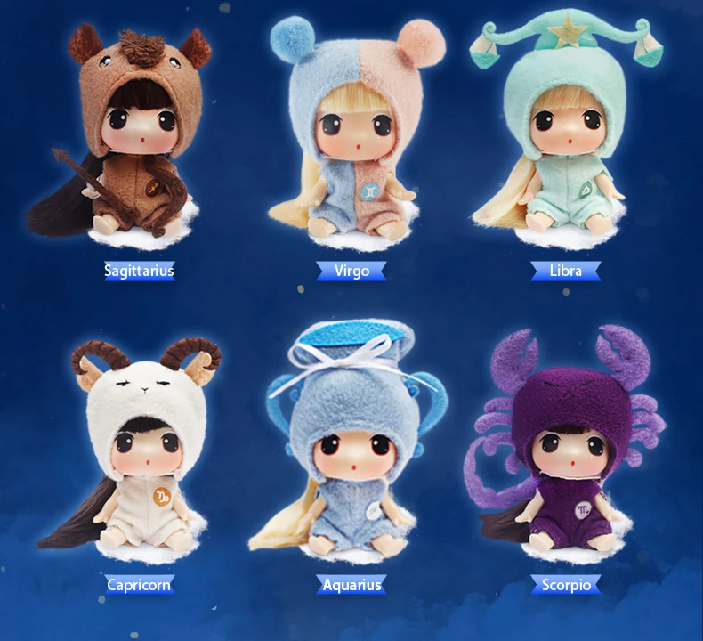 Кукла Ddung, 9 см, Подлинная, Корейская, 12, сменные куклы, BJD, мини, подарок на день рождения, ключ, подвеска, коллекция, украшение