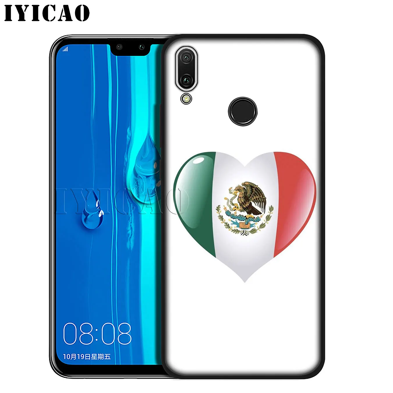 IYICAO mexico flag Black High Quality Soft Phone Case for Huawei Mate 30 20 10 Pro Nova 5I 5T 5 4 4E 3i 3 2i Lite Smart |