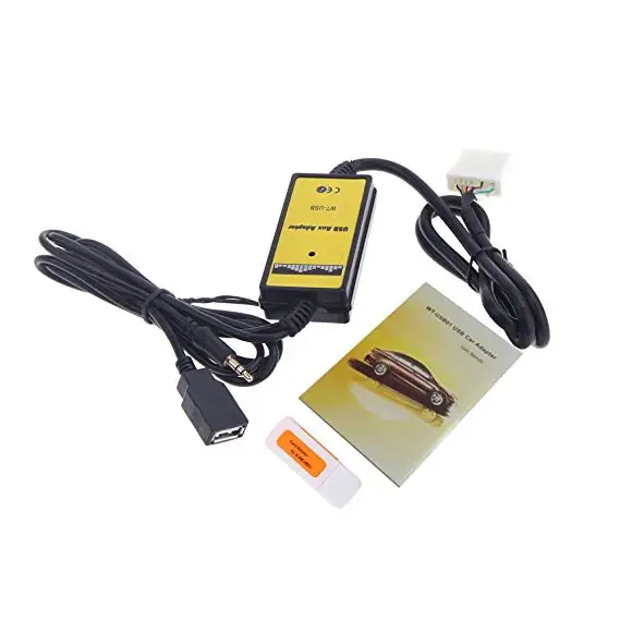 Автомобильный USB кабель Aux адаптер для MP3 плеера радиоинтерфейс 3 5 мм виртуальный