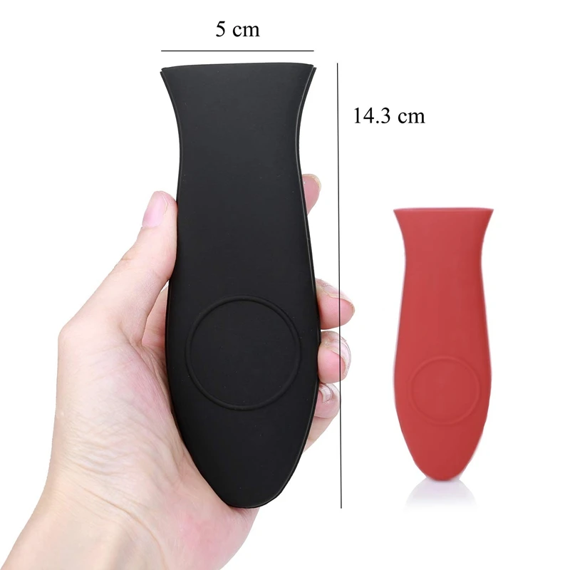 ГОРЯЧИЙ Силиконовый Держатель с горячей ручкой (набор из 3) Горячие митенки для