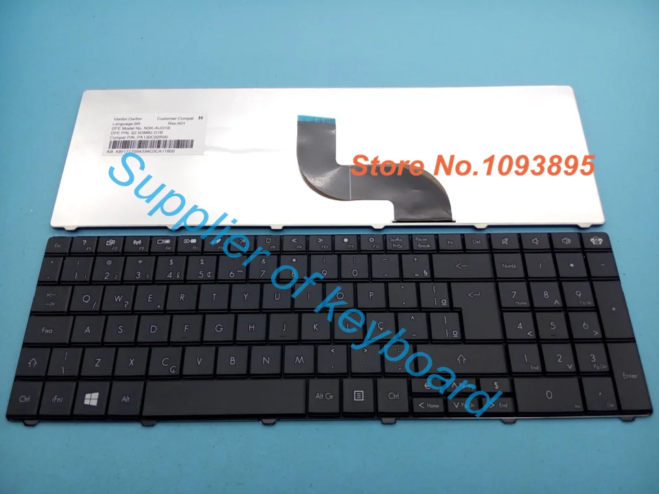 Новая Бразильская португальская клавиатура для Packard Bell EasyNote TE11 TE11HR TE11-BZ TE11HC NE56R10u