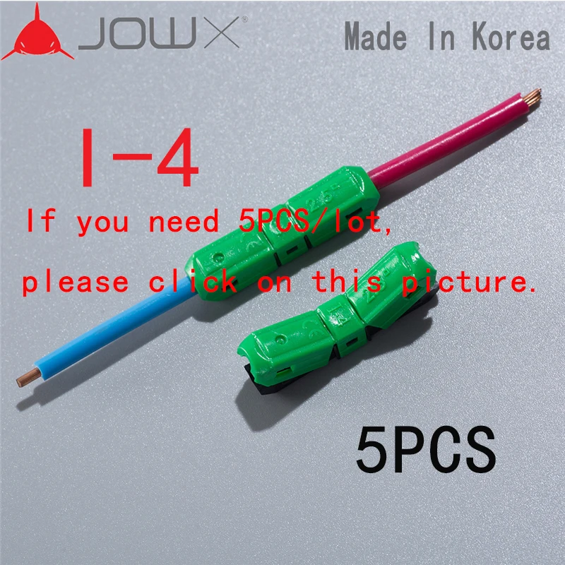 JOWX I-4 10 шт. 14~ 13AWG 2,5 sqmm прямое соединение в линии 1 способ кабель провода проводники Терминалы Разъем быстрого сращивания обжимной