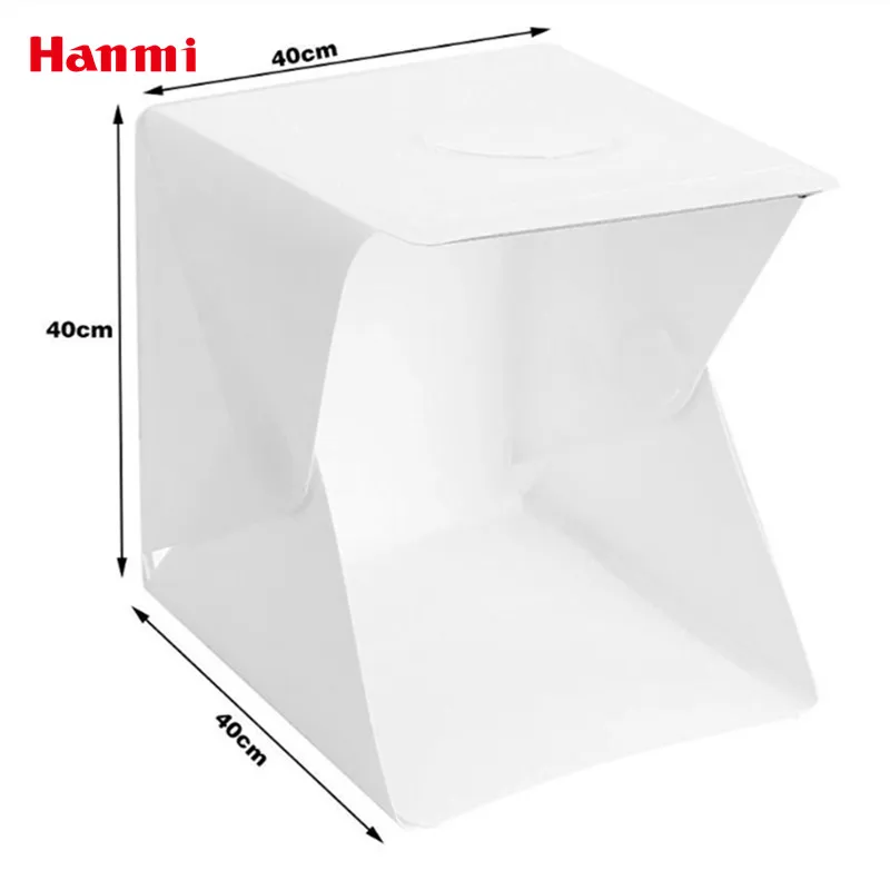 Hanmi Новый портативный складной лайтбокс Мини фотография настольная Съемка со