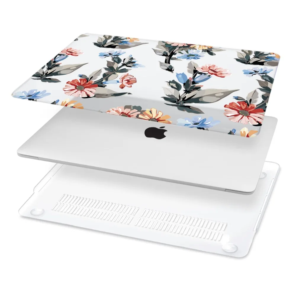 Чехол-накладка для MacBook Pro 13 15 дюймов с сенсорной панелью ///, жесткий защитный чехол для ноутбука Air 13," A1466 A1392