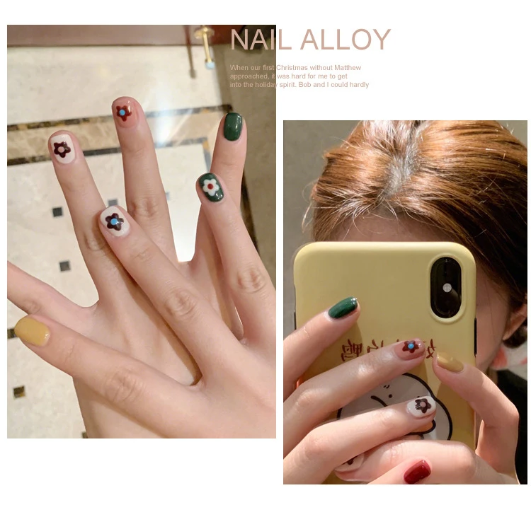 2019 г. Модные Изящные дизайн ногтей наклейки цветочный украшения DIY маникюр в