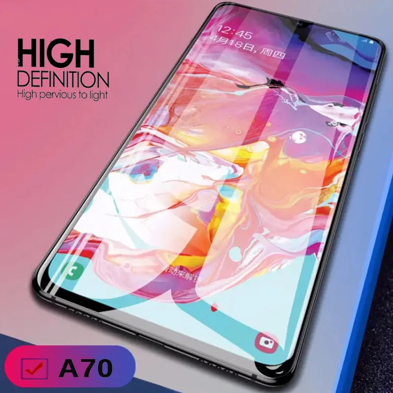 Для samsung Galaxy A70 A50 закаленное стекло Полное покрытие экрана протектор для samsung A 70 50 A40 Защитное стекло для экрана Защита