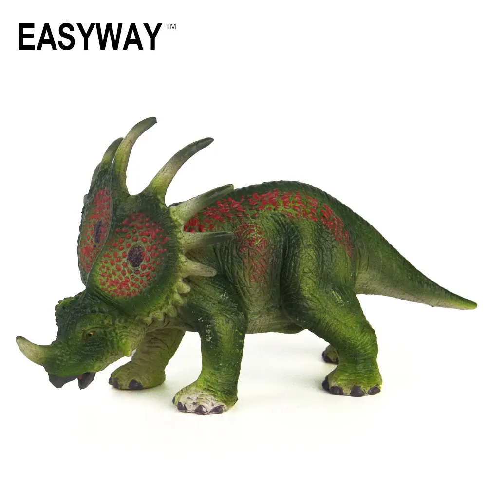 Mr. Froger Styracosaurus динозавр зеленая модель трицератопса ПВХ фигурка доистория