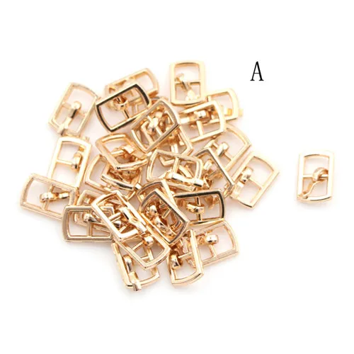 

10pcs 4.5mm mini doll buttons ultra-small Tri-glide buckle doll belt buckle doll shoes buckle blyth doll clothing buckles