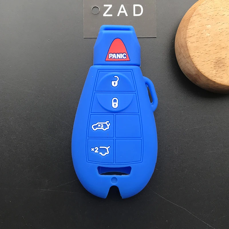 ZAD силиконовый чехол для ключей от машины Jeep For Chrysler Dodge Durango Grand Caravan Cherokee дротика
