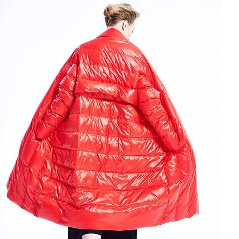 Новинка 2018 Высококачественная зимняя куртка женское модное Брендовое длинное