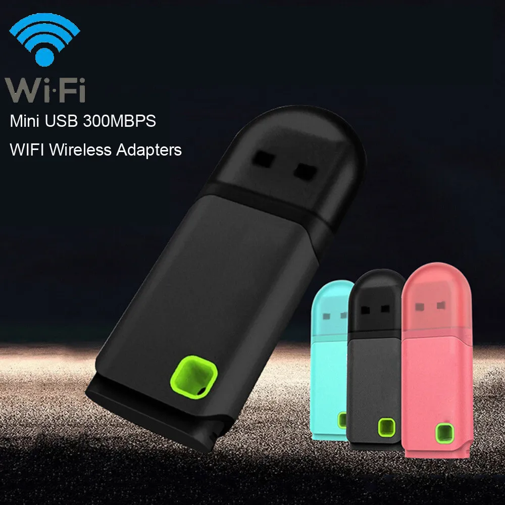 300 Мбит/с Мини 2,4G Comfast беспроводной wi fi адаптер Wifi Usb WLAN сетевая карта WiFi USB 2* 2dBi Встроенная антенна Ethernet PC