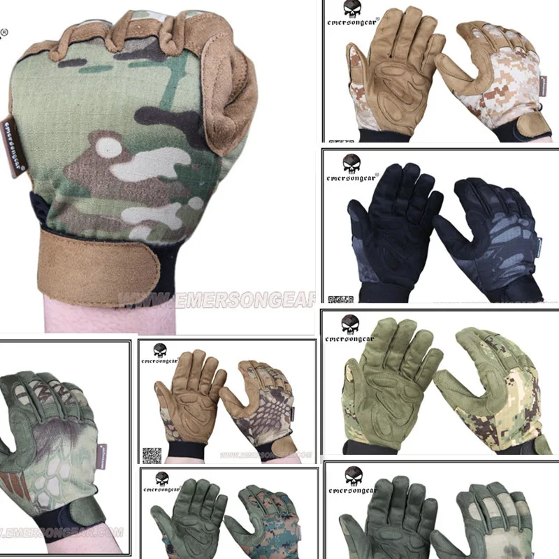 Перчатки EMERSON Pro Тактические военные митенки для спорта на открытом воздухе