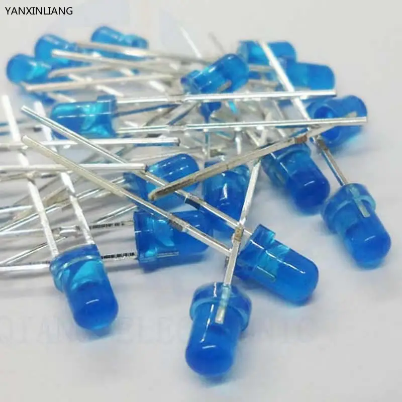 LED 3 мм синий матовый синей|3mm blue|led 3mm blueled blue diffuse |