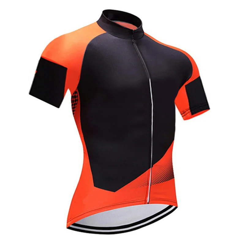 STYZ032-01 HIRBGOD Orange team pro велосипедная майка Мужская быстросохнущая велосипедная одежда с коротким рукавом размера плюс велосипедная майка, STYZ032-01 - Цвет: STYZ032-01